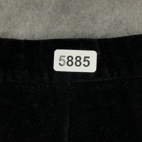 Steve Madden Velvet Pants Large Black Flared High Rise Dress Casual Soft Womens - Picture 16 of 16